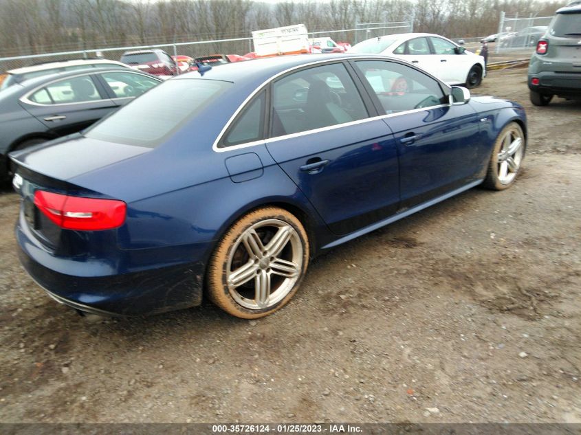 2013 AUDI S4 PREMIUM PLUS WAUBGAFL3DA189414