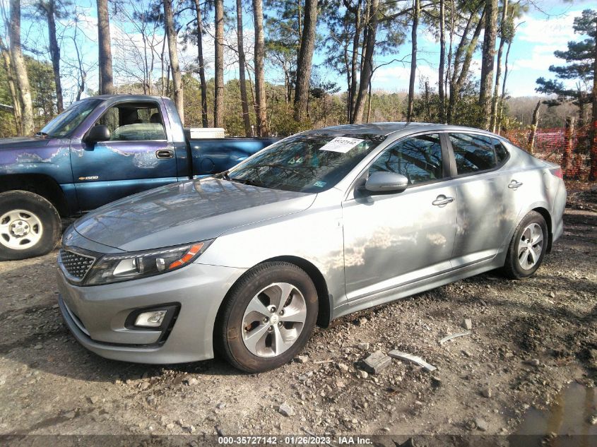 2014 KIA OPTIMA HYBRID LX KNAGM4AD1E5074899