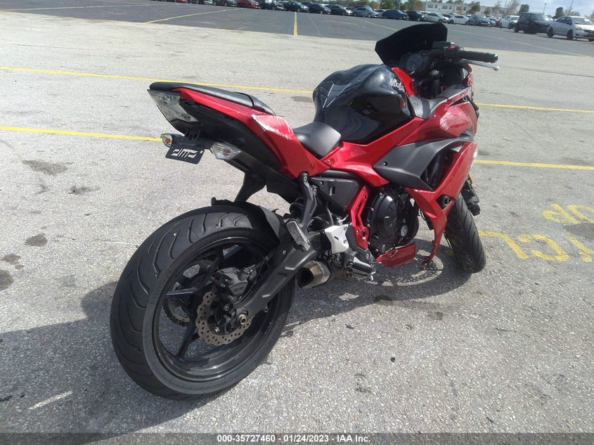 VIN JKAEXEK1XKDA34007 2019 KAWASAKI EX650 F