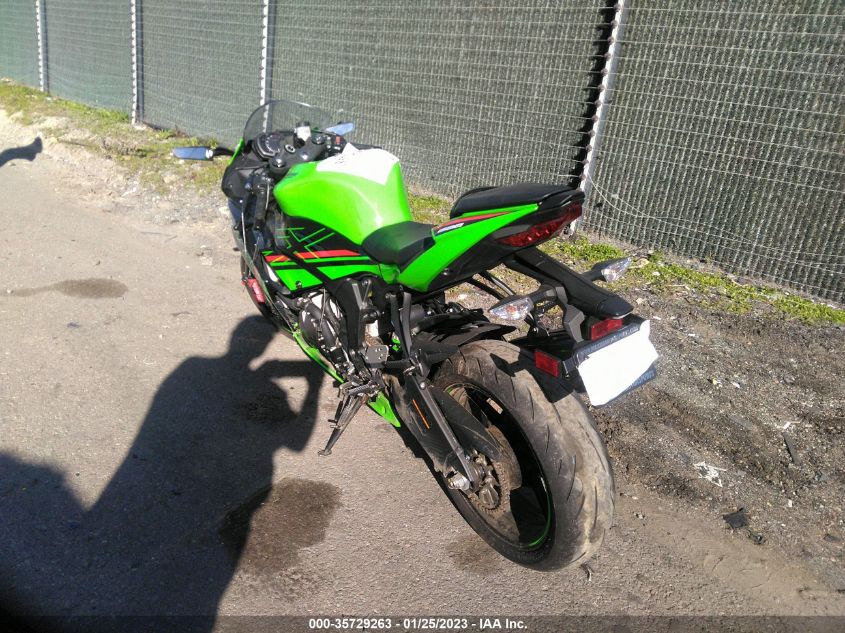 2023 KAWASAKI ZX636 K JKBZXJG16PA022215