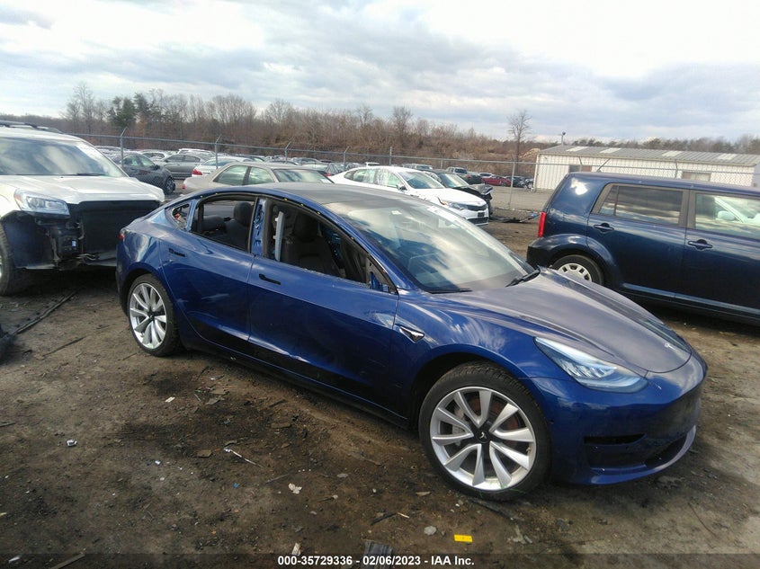 VIN 5YJ3E1EB7KF497857 2019 TESLA MODEL 3 LONG RANGE/PERFORMANCE