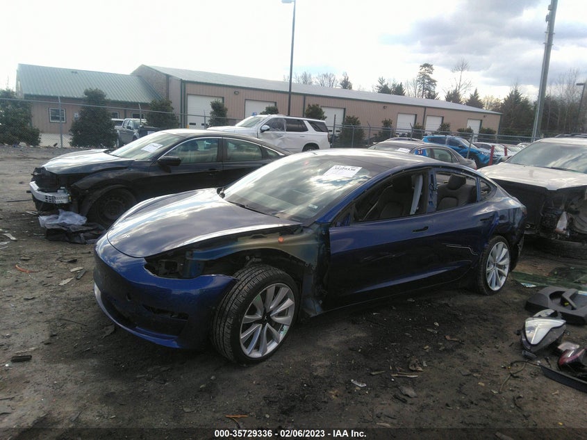 VIN 5YJ3E1EB7KF497857 2019 TESLA MODEL 3 LONG RANGE/PERFORMANCE