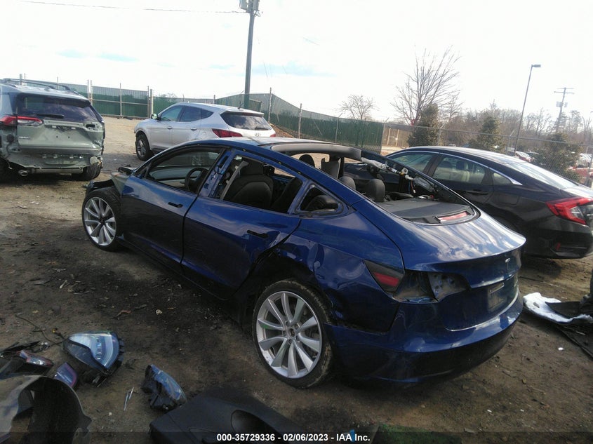 VIN 5YJ3E1EB7KF497857 2019 TESLA MODEL 3 LONG RANGE/PERFORMANCE