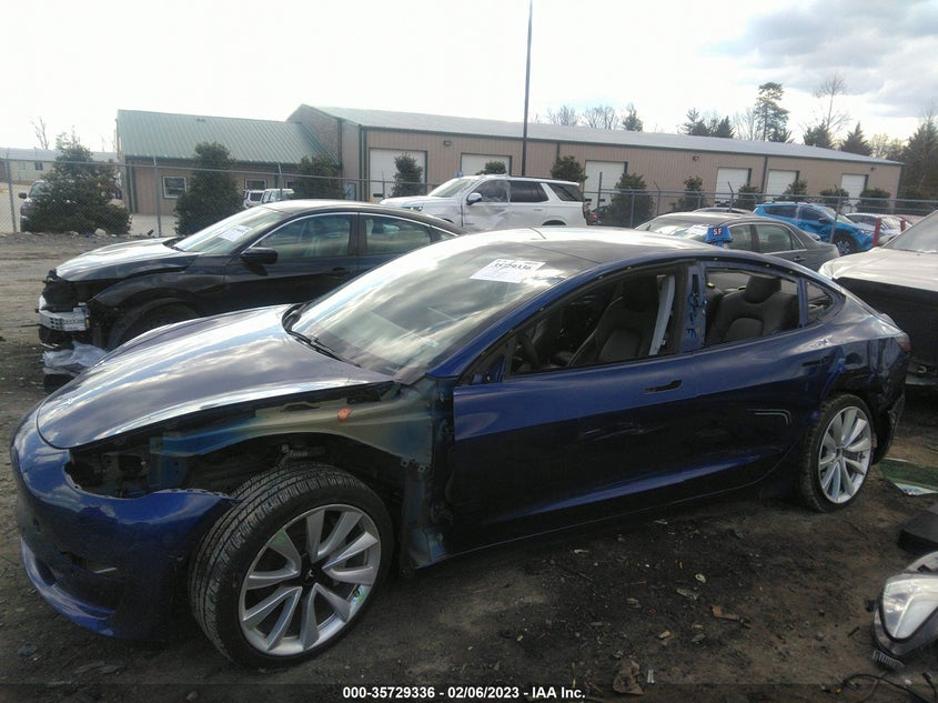 VIN 5YJ3E1EB7KF497857 2019 TESLA MODEL 3 LONG RANGE/PERFORMANCE