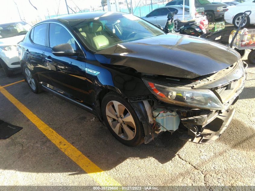 2015 KIA OPTIMA HYBRID EX - KNAGN4ADXF5089965