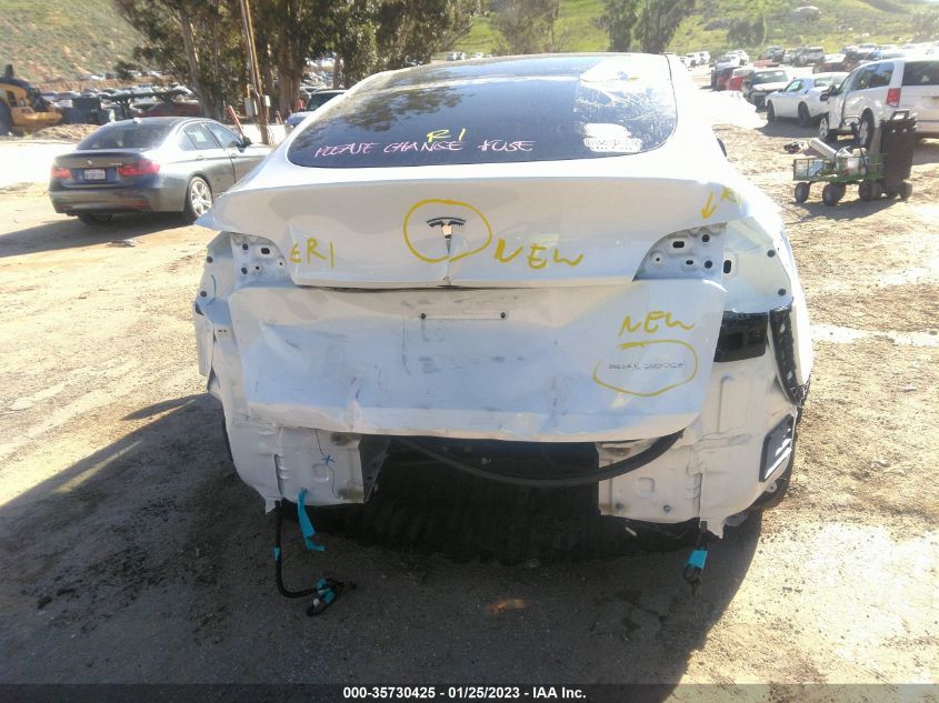 2022 TESLA MODEL Y LONG RANGE - 7SAYGAEE9NF350991