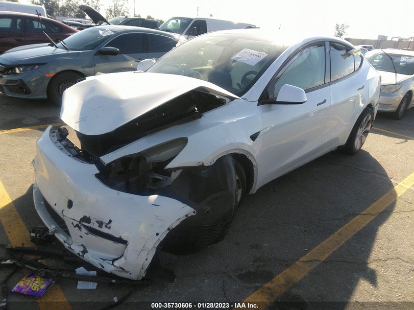 VIN 5YJYGDEE4MF230786 2021 TESLA MODEL Y LONG RANGE