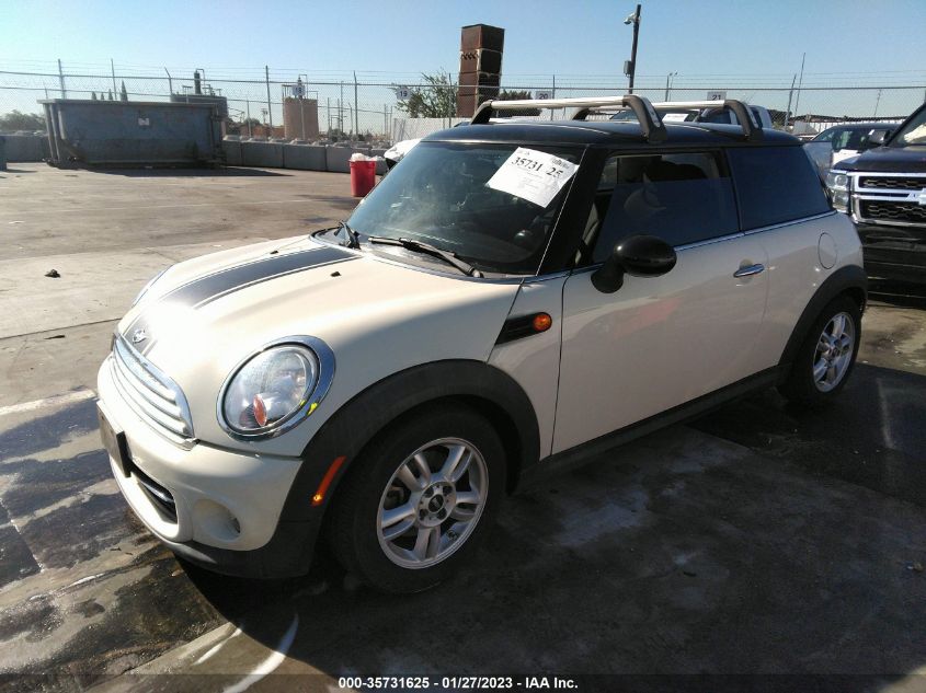 2013 MINI COOPER HARDTOP WMWSU3C5XDT545470