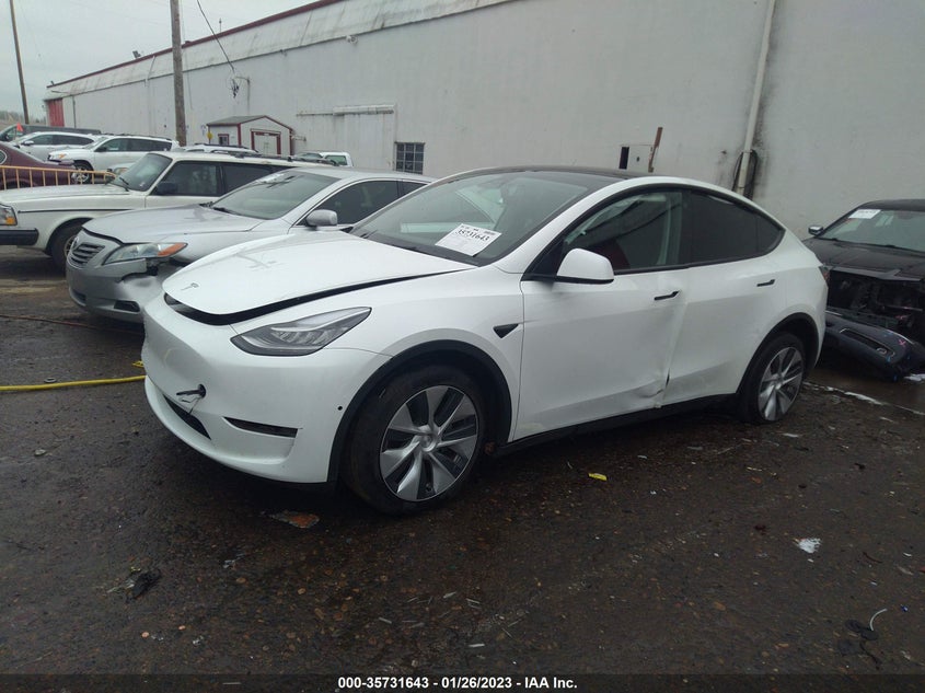 VIN 5YJYGDEE2MF263155 2021 TESLA MODEL Y LONG RANGE