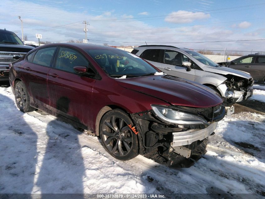 2015 CHRYSLER 200 S - 1C3CCCBB4FN622301