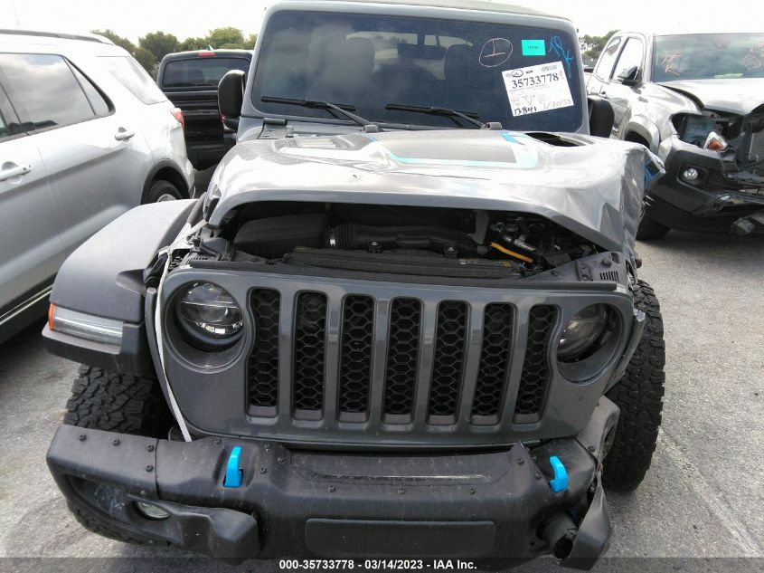 2021 JEEP WRANGLER 4XE UNLIMITED RUBICON 1C4JJXR66MW745176