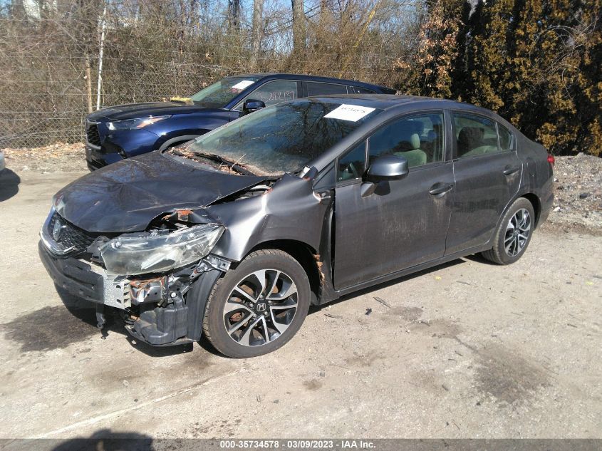2013 HONDA CIVIC SDN EX - 2HGFB2F8XDH519461