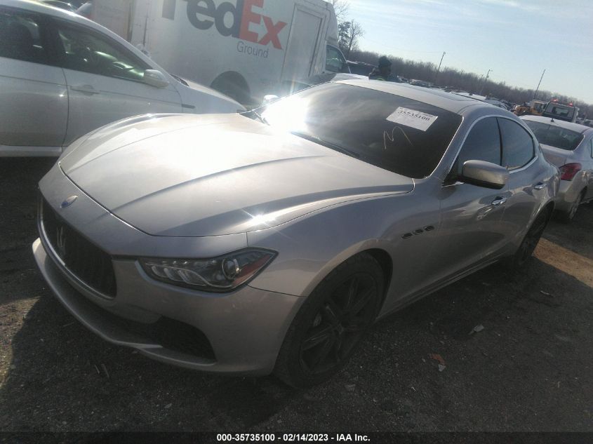 2014 MASERATI GHIBLI ZAM57XSA6E1091482