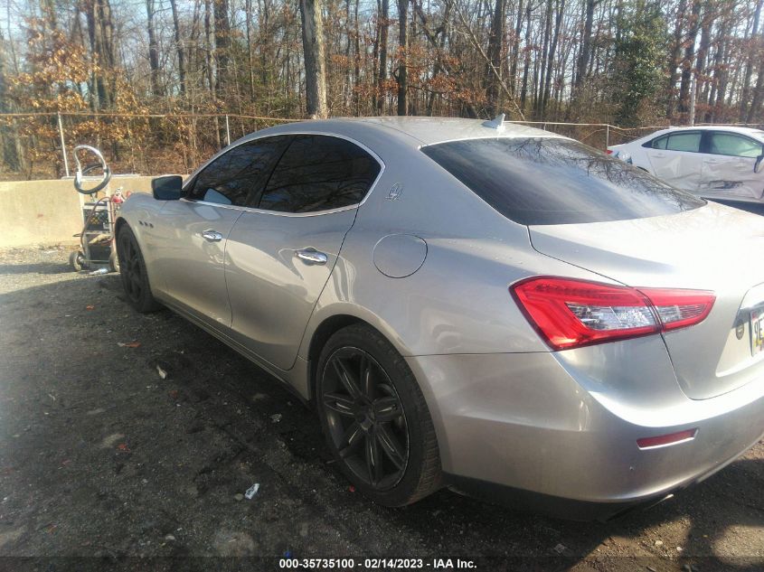 2014 MASERATI GHIBLI ZAM57XSA6E1091482