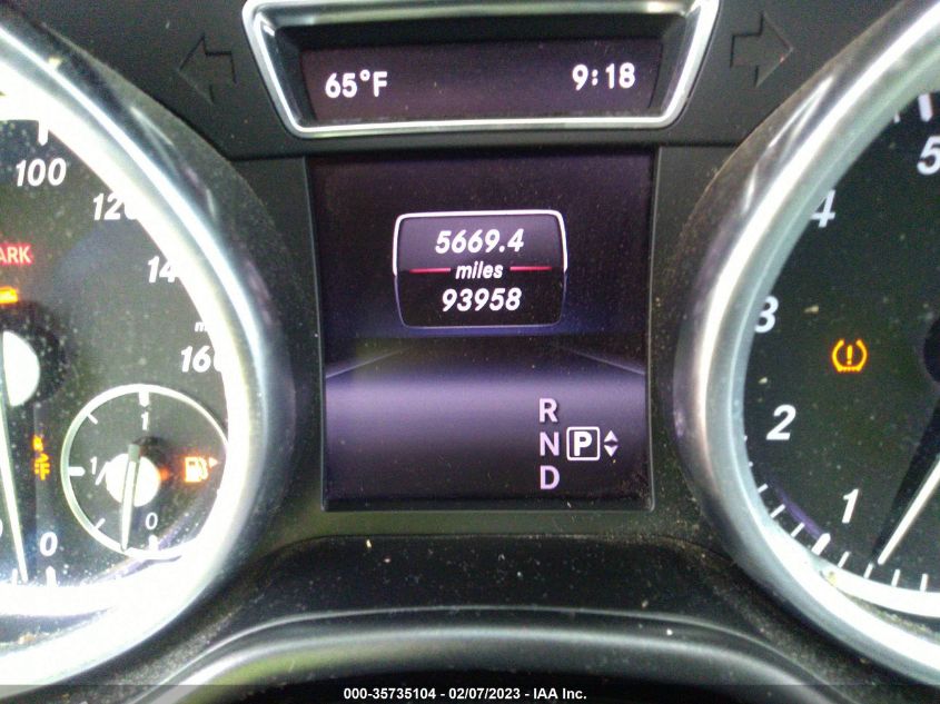 2015 MERCEDES-BENZ M-CLASS ML 350 - 4JGDA5HBXFA535630