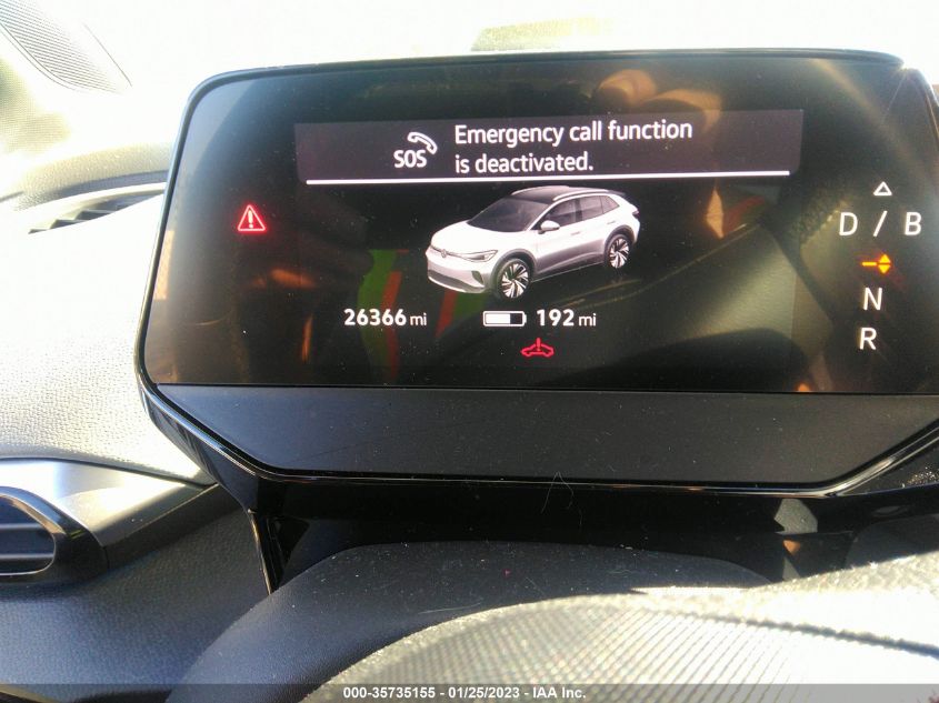 2021 VOLKSWAGEN ID.4 PRO WVGRMPE27MP036730