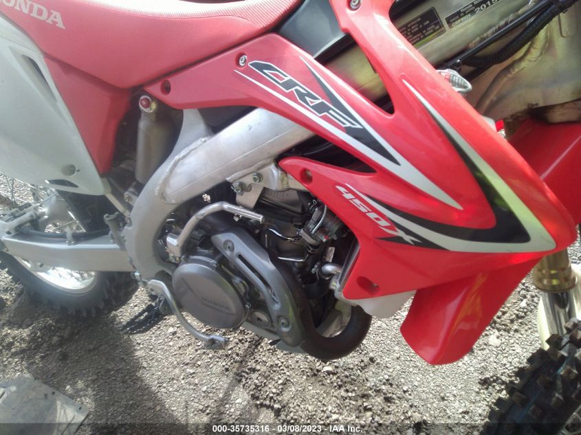 2015 HONDA CRF450 X JH2PE0617FK500144