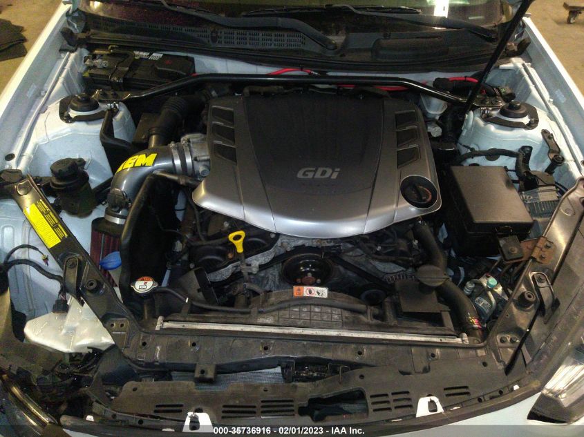2013 HYUNDAI GENESIS COUPE 3.8 TRACK KMHHU6KJ1DU111389