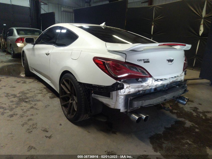 2013 HYUNDAI GENESIS COUPE 3.8 TRACK KMHHU6KJ1DU111389