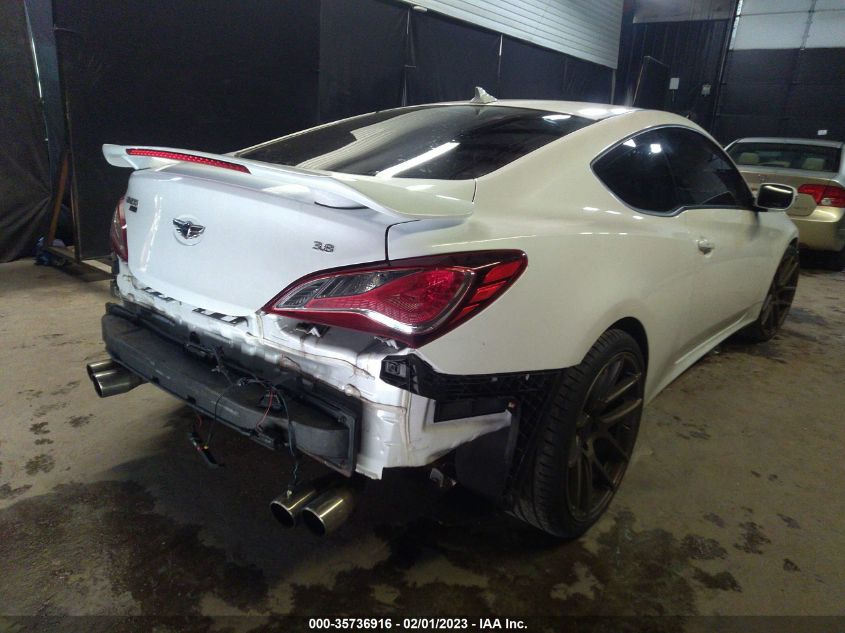 2013 HYUNDAI GENESIS COUPE 3.8 TRACK KMHHU6KJ1DU111389