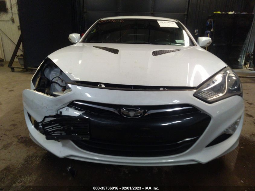 2013 HYUNDAI GENESIS COUPE 3.8 TRACK KMHHU6KJ1DU111389