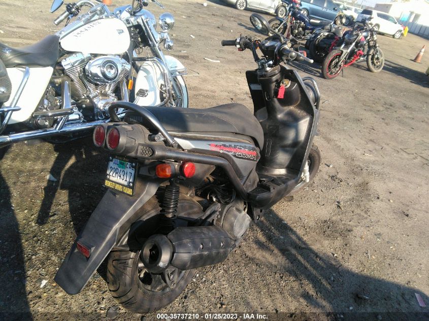 2015 YAMAHA YW125 RKRSE48YXFA098493
