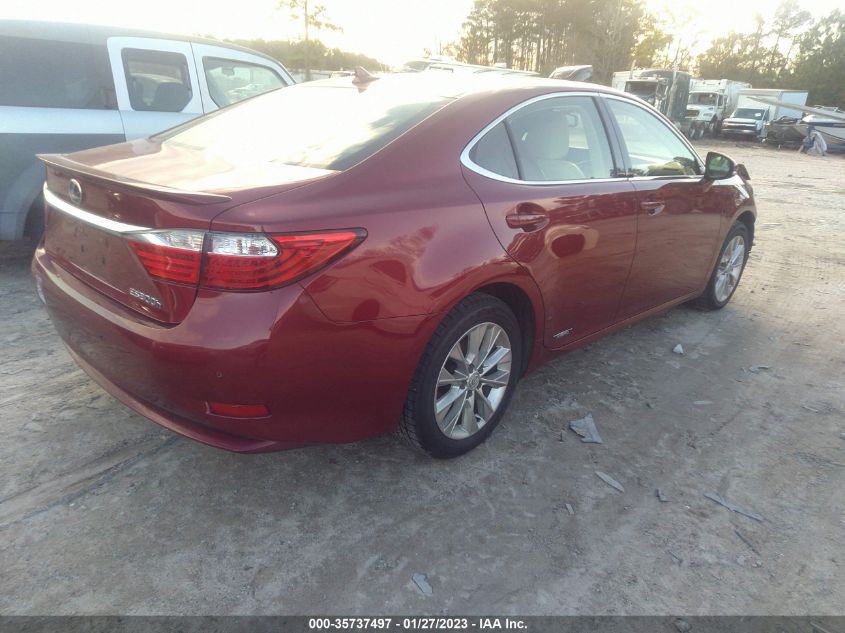 2013 LEXUS ES 300H HYBRID JTHBW1GG2D2024924