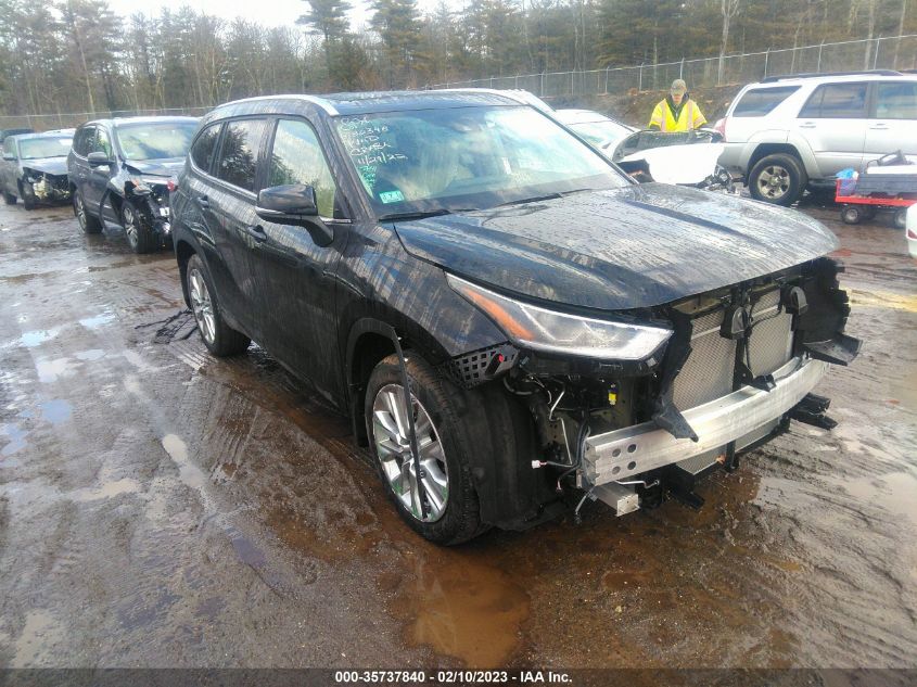 2022 TOYOTA HIGHLANDER LIMITED - 5TDDZRBH1NS214062