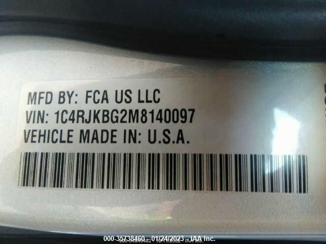 2021 JEEP GRAND CHEROKEE L LIMITED 1C4RJKBG2M8140097