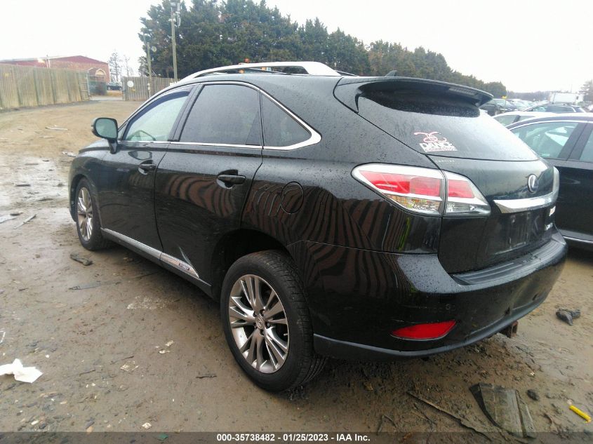 2013 LEXUS RX 450H JTJBC1BA3D2053522