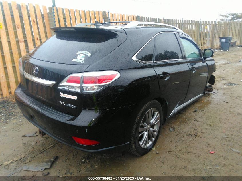2013 LEXUS RX 450H JTJBC1BA3D2053522