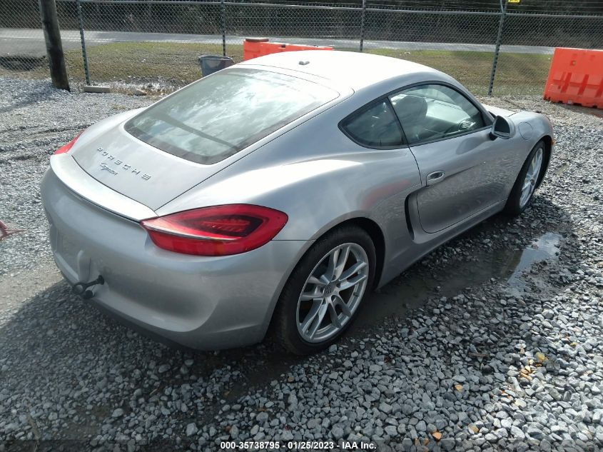 2014 PORSCHE CAYMAN WP0AA2A88EK170202
