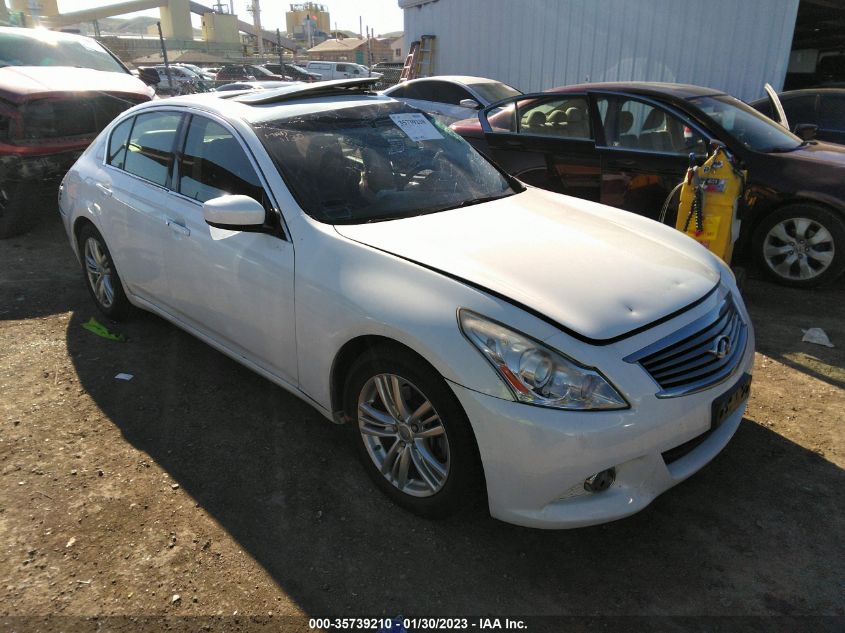 2013 INFINITI G37 SEDAN JOURNEY - JN1CV6AP8DM304028