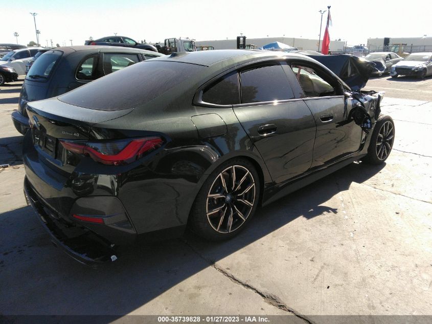 2022 BMW I4 EDRIVE40 WBY73AW03NFN17640