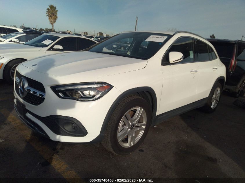 VIN W1N4N4HB8MJ166002 2021 MERCEDES-BENZ GLA no.2