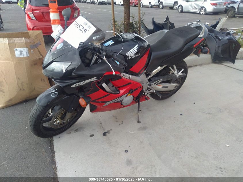 2004 HONDA CBR600 F4 JH2PC35134M500295