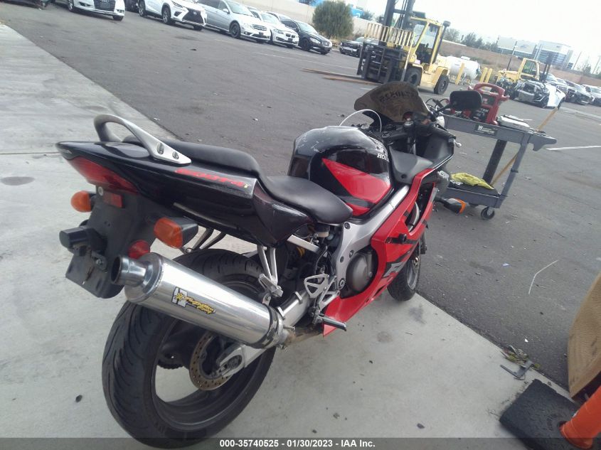 2004 HONDA CBR600 F4 JH2PC35134M500295