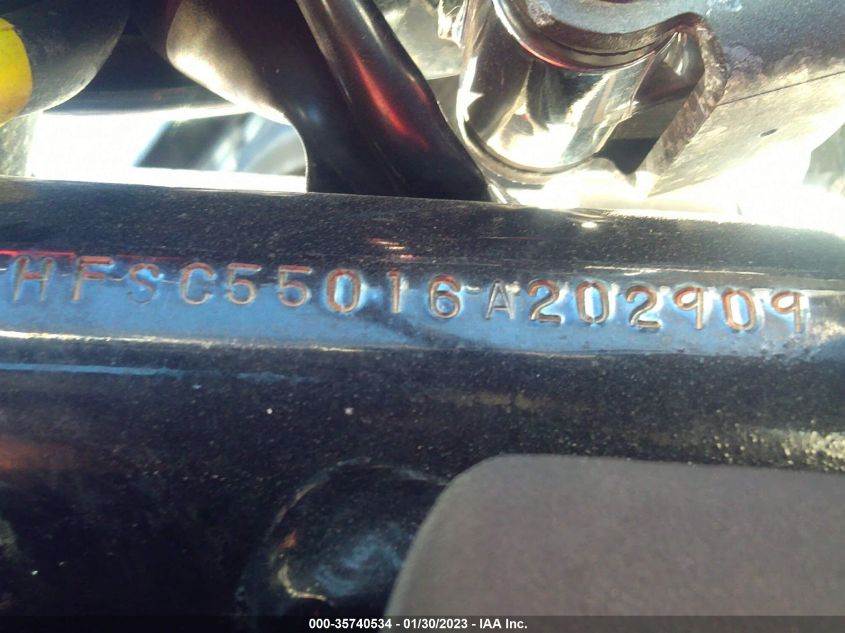 2006 HONDA VTX1300 C 1HFSC55016A202909