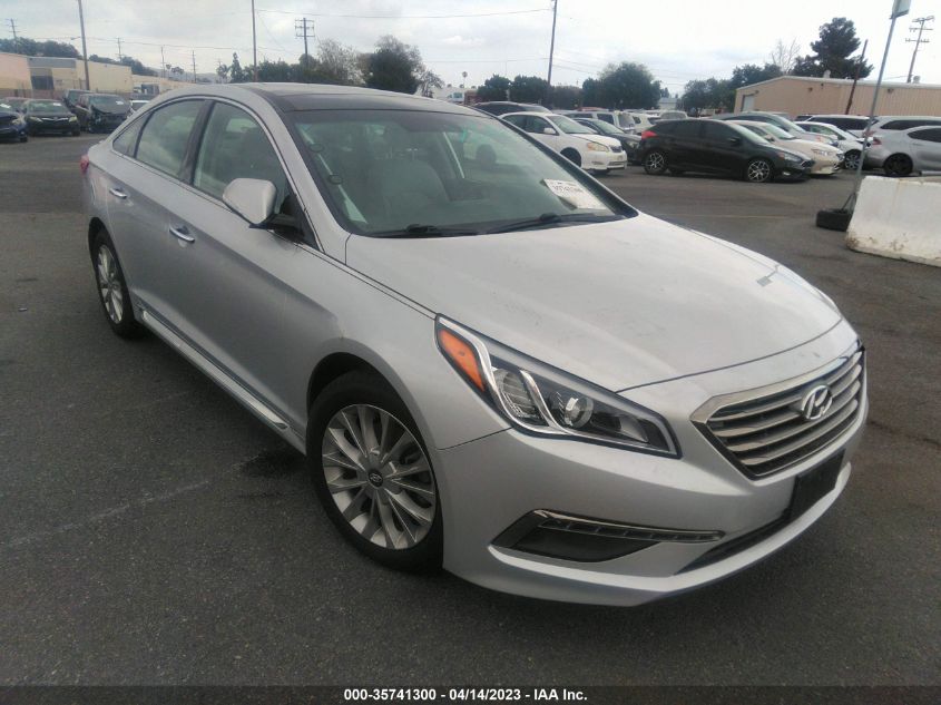 2015 HYUNDAI SONATA 2.4L LIMITED - 5NPE34AFXFH163323