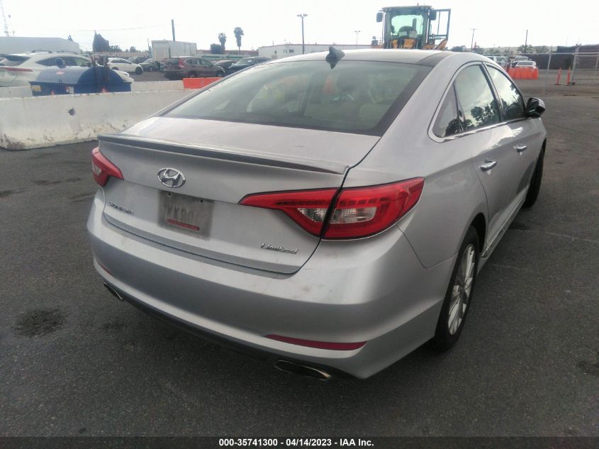 2015 HYUNDAI SONATA 2.4L LIMITED - 5NPE34AFXFH163323