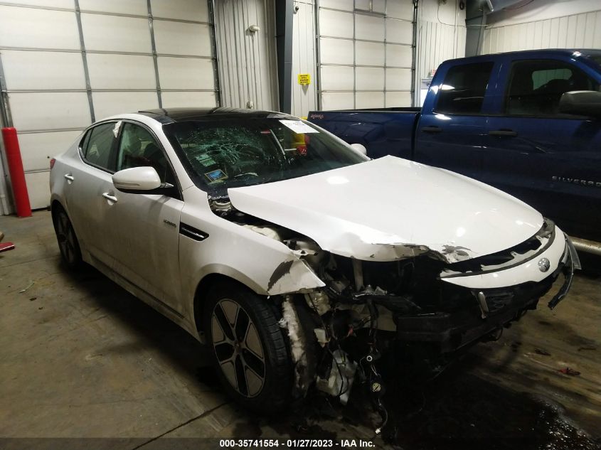 2013 KIA OPTIMA HYBRID EX - KNAGM4ADXD5059364