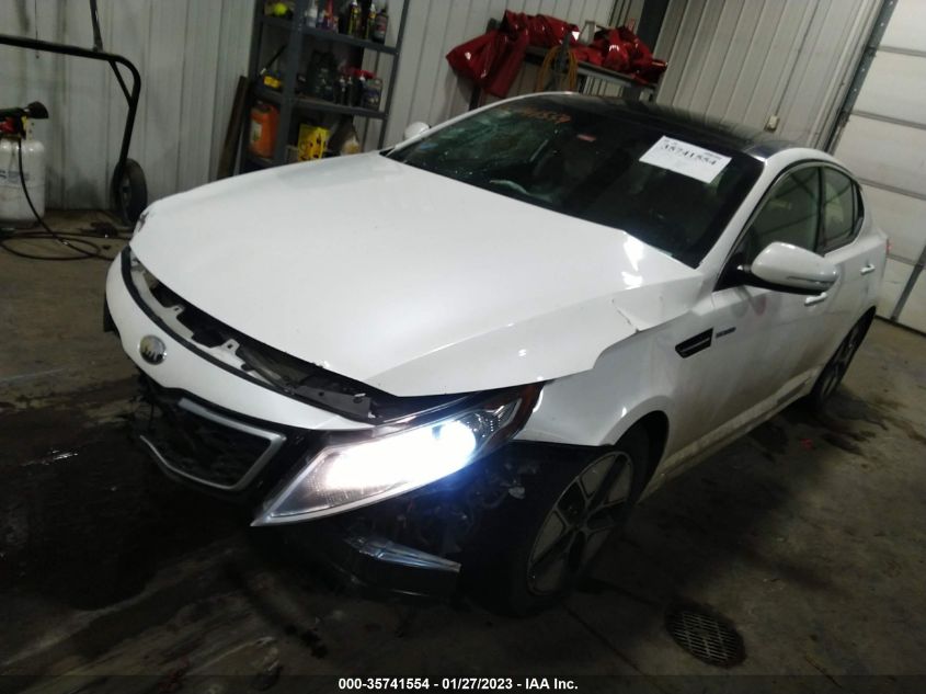 2013 KIA OPTIMA HYBRID EX - KNAGM4ADXD5059364