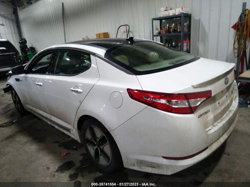 2013 KIA OPTIMA HYBRID EX - KNAGM4ADXD5059364