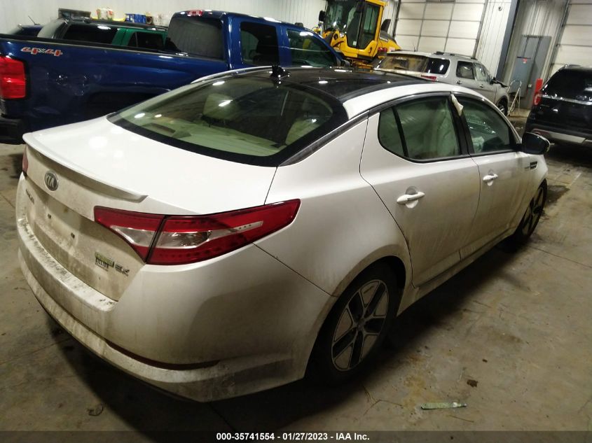 2013 KIA OPTIMA HYBRID EX - KNAGM4ADXD5059364