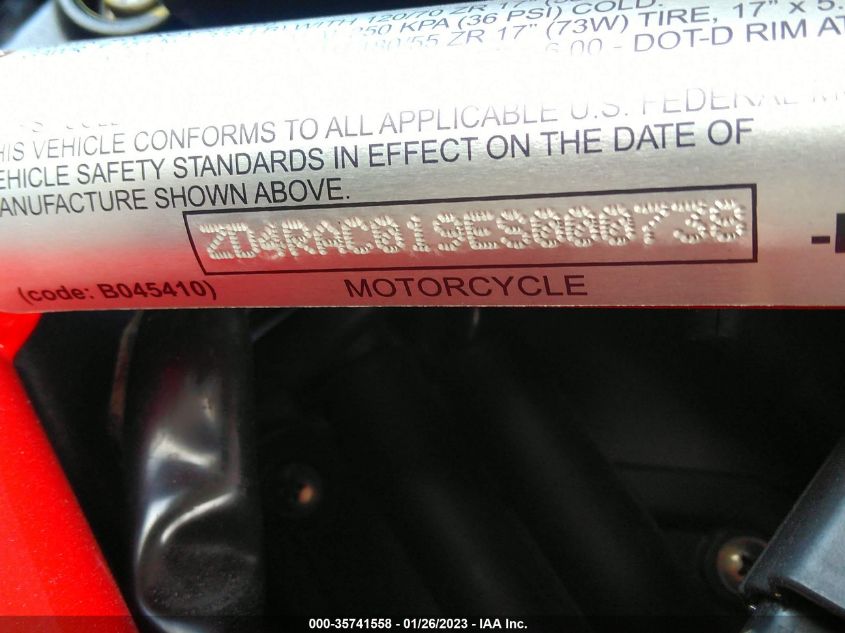 2014 APRILIA SHIVER 750 ZD4RAC019ES000738