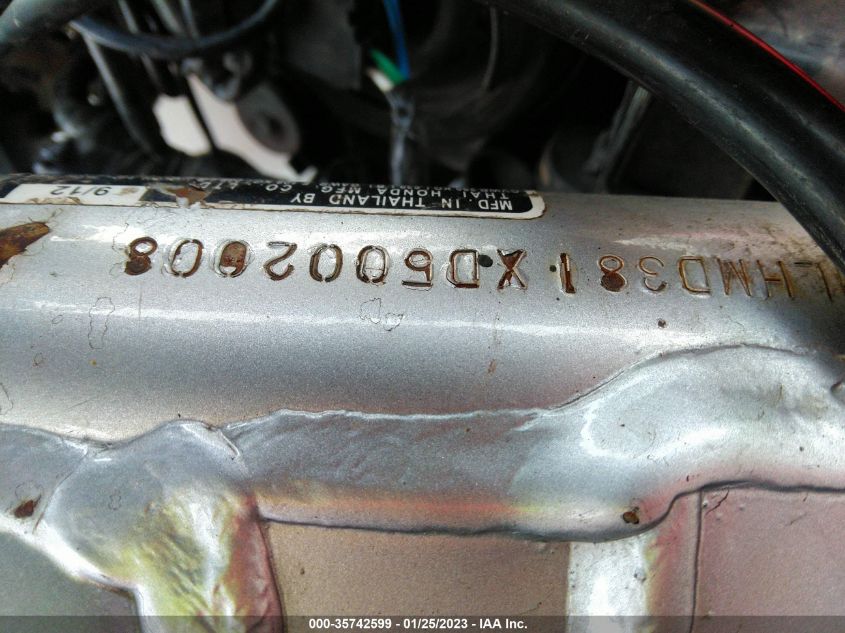 2013 HONDA CRF250 L MLHMD381XD5002008