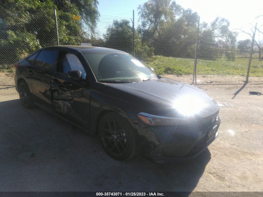 2022 HONDA CIVIC SEDAN SPORT - 2HGFE2F50NH603707