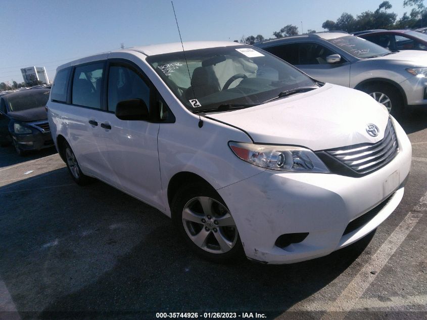 2014 TOYOTA SIENNA L - 5TDZK3DC0ES492556