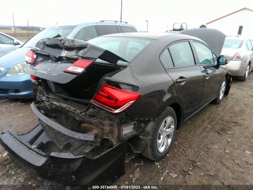 2013 HONDA CIVIC SDN LX 2HGFB2F58DH578014