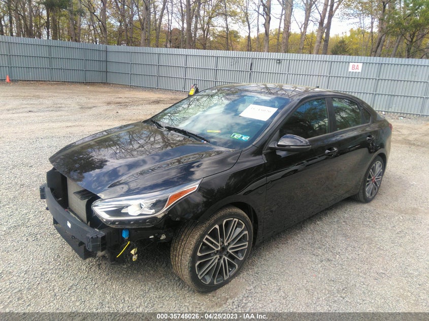 VIN 3KPF44AC8ME415403 2021 KIA FORTE GT